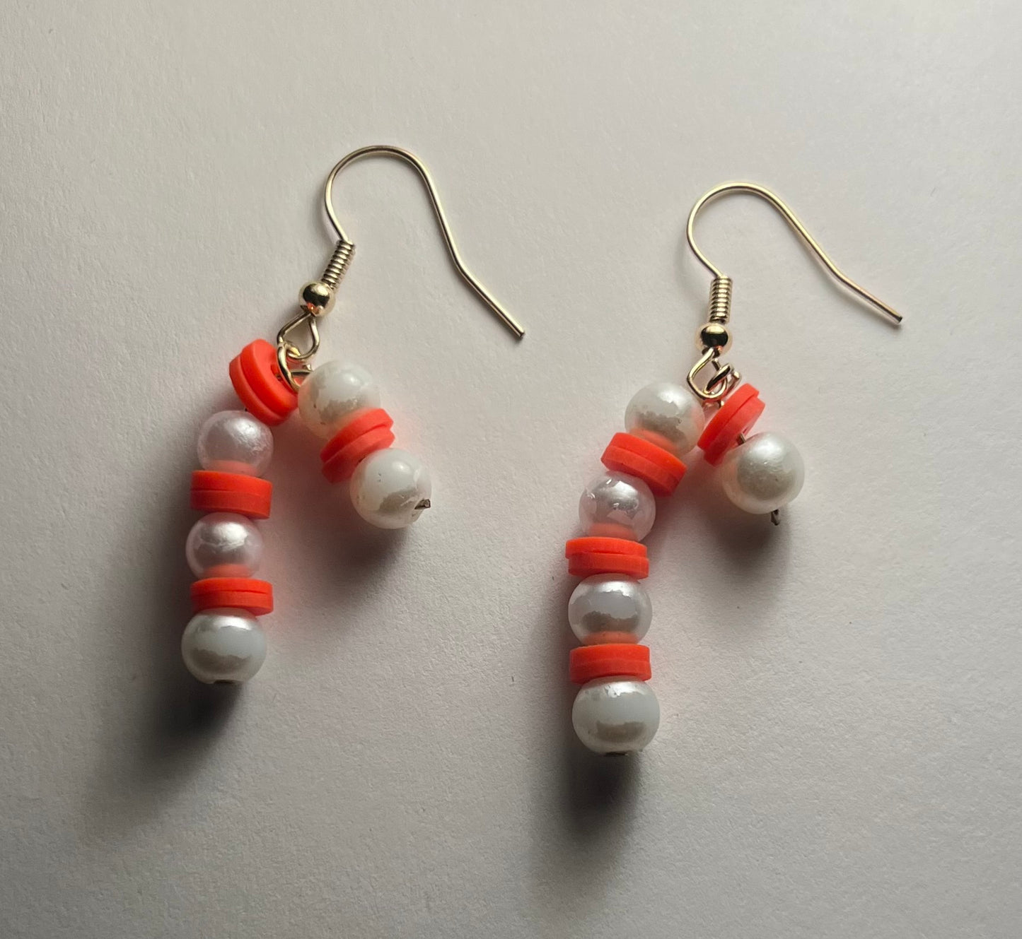 Candy cane earrings