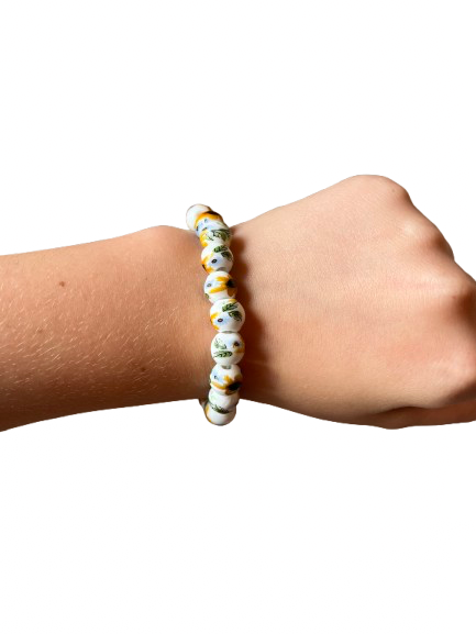 dandelion porcelain bracelet